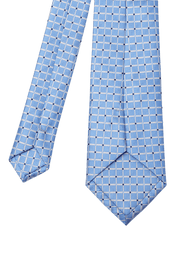 Blue & White Plaid Men's Business Tie