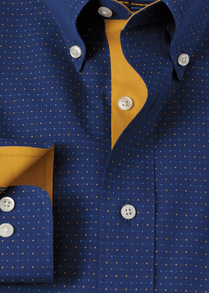 Blue-Non-Iron-Cotton-Dot-Casual-Shirt-Button.png