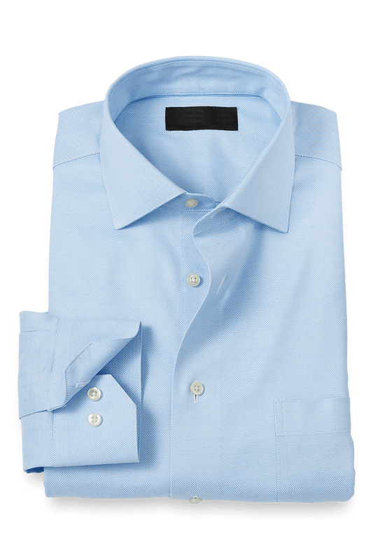 Blue Oxford Comfort Stretch Shirt