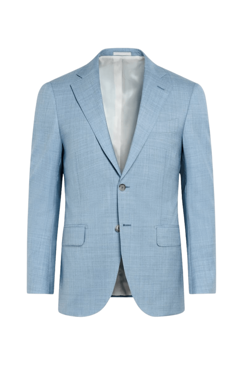 Blue Tropical Wool Moden Fit Suit