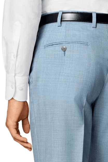 Blue Tropical Wool Moden Fit Suit