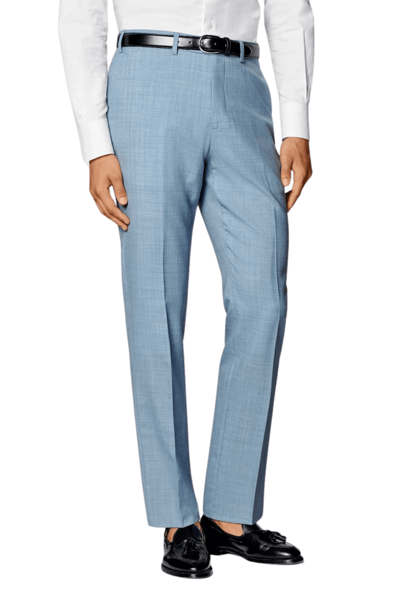 Blue Tropical Wool Moden Fit Suit