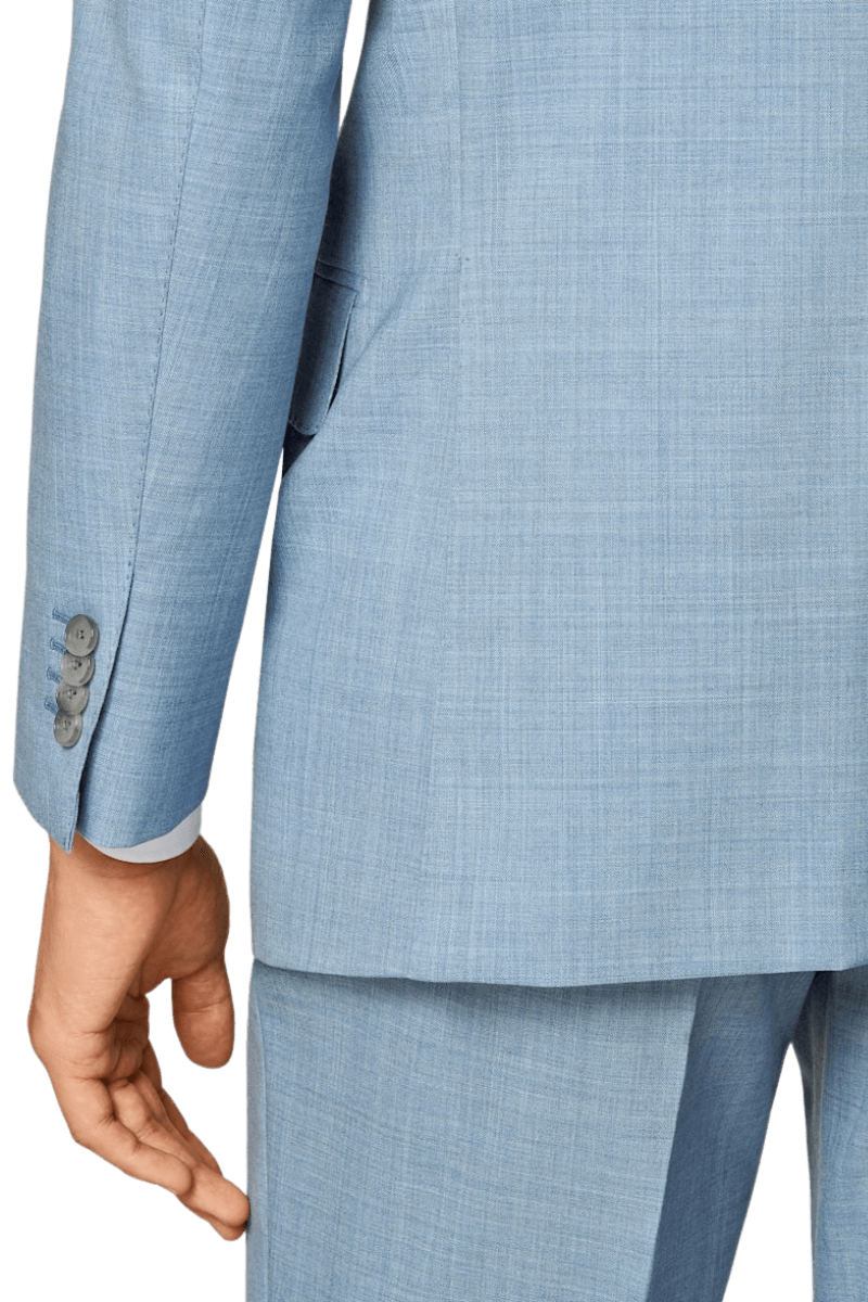 Blue Tropical Wool Moden Fit Suit