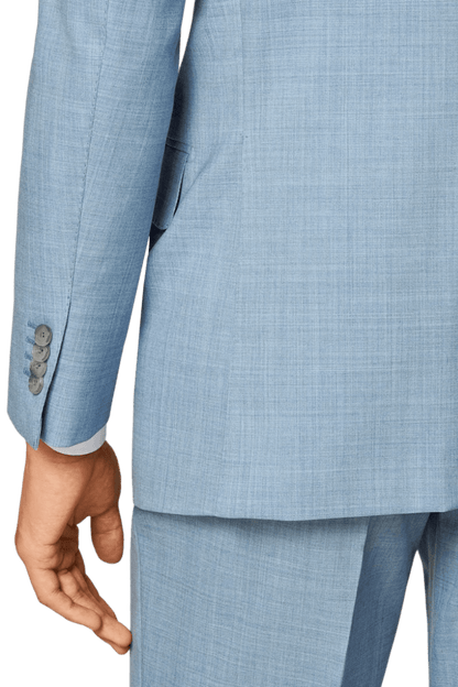 Blue Tropical Wool Moden Fit Suit