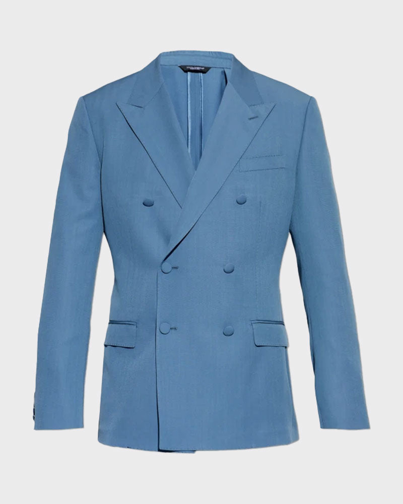 Double-breasted Peak Lapel Jacket