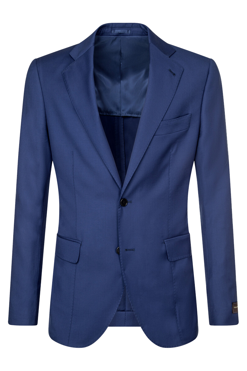 Traje de 2 piezas de corte regular y 2 botones en azul real