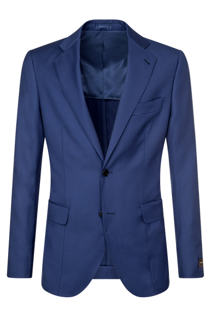 Traje de 2 piezas de corte regular y 2 botones en azul real