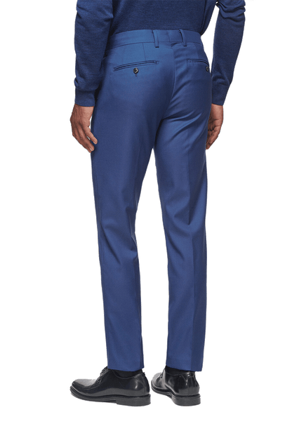 Traje de 2 piezas de corte regular y 2 botones en azul real