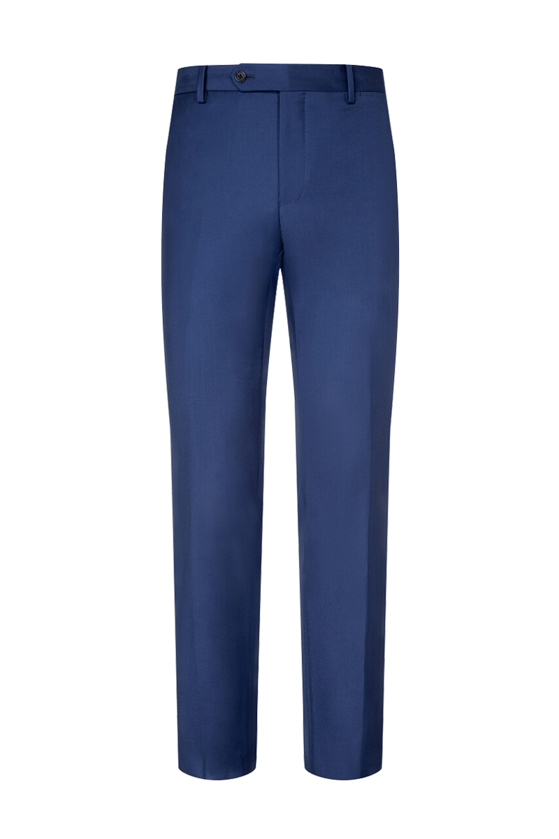 Traje de 2 piezas de corte regular y 2 botones en azul real