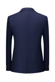 Blue Slim Fit 2-Piece Double Breasted suit