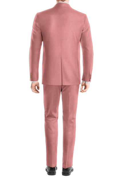 Blush Pink Slim fit 3 piece 1-Button Suit