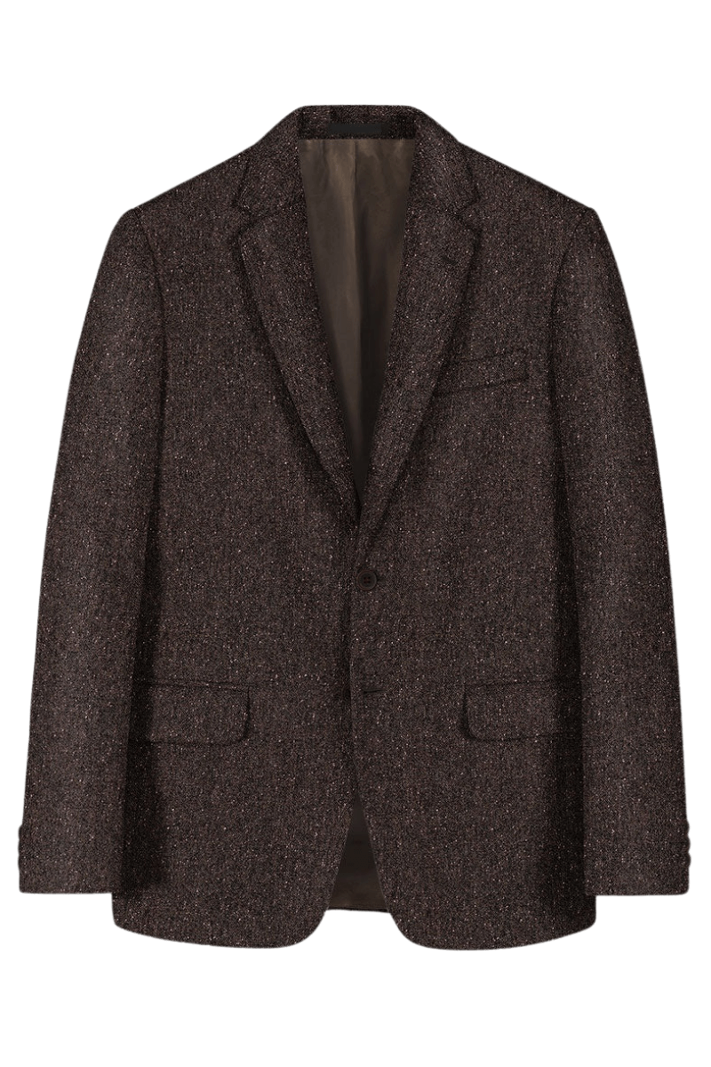 Brown Tweed Notch Lapel Suit