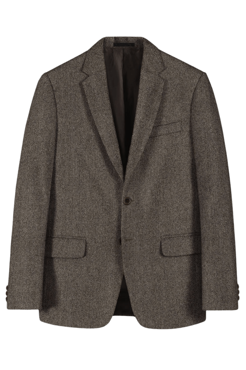 Brown Wool Double Vent Suit