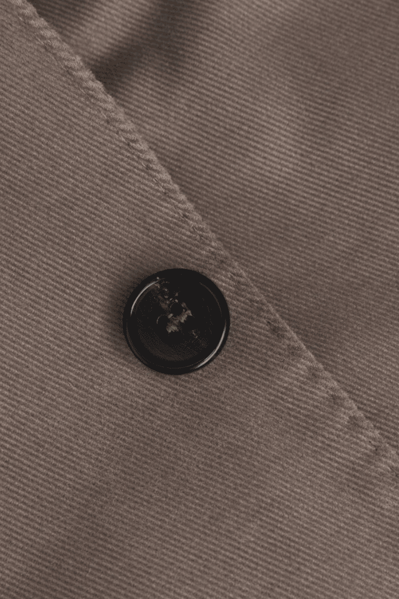 Brauner 2-teiliger Anzug mit 2 Knöpfen, reguläre Passform 