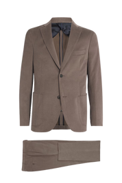 Brown Regular fit 2-Piece 2 Button Suit