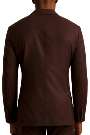 Burgundy Italian Linen Notch Lapel Suit