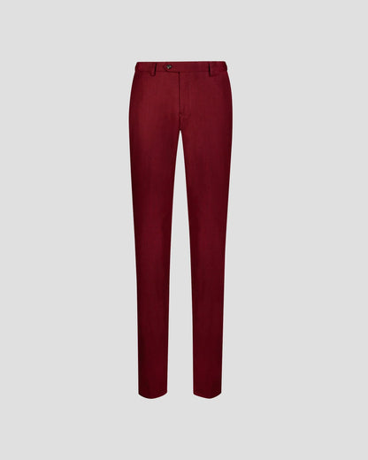 Red Notch Lapel Single-breasted Suit