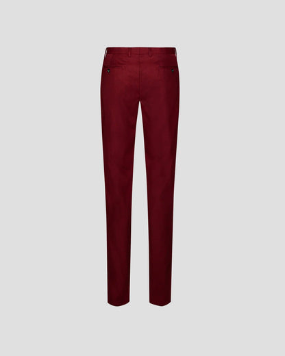 Red Notch Lapel Single-breasted Suit