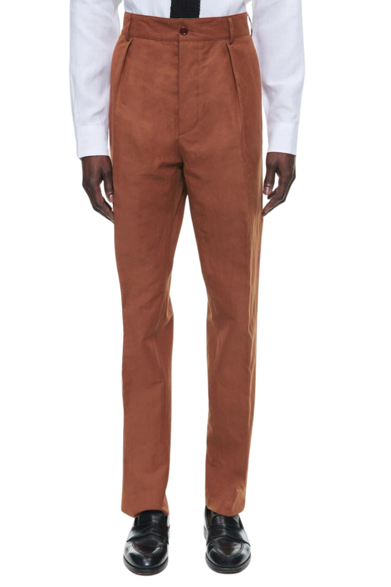 Camel Brown Slack 2 piece 2-Button Suit