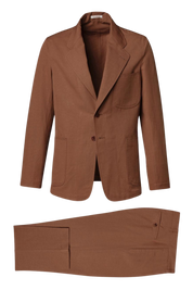 Camel Brown Slack 2 piece 2-Button Suit