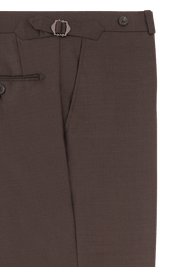 Dark Brown Classic Double Breast Suit