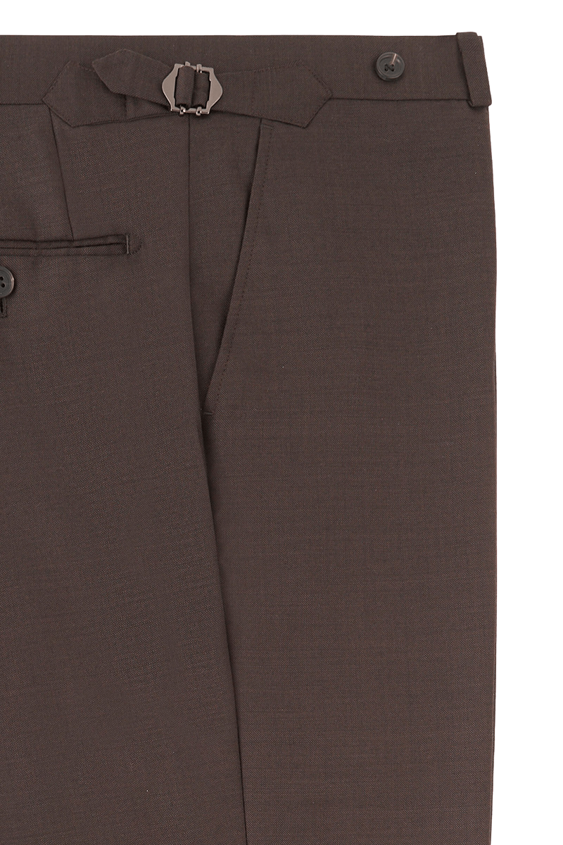 Dark Brown Classic Double Breast Suit