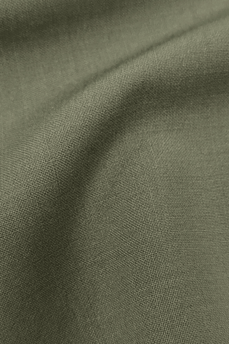 Traje de 2 botones de 3 piezas, corte ajustado, color verde oscuro