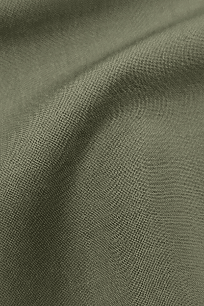 Traje de 2 botones de 3 piezas, corte ajustado, color verde oscuro