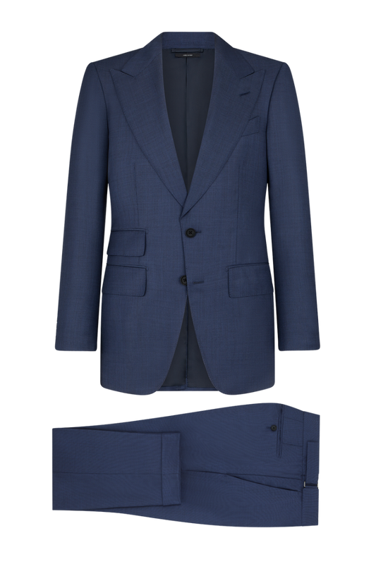 Demin Blue Slim fit 2 piece 2-Button Suit