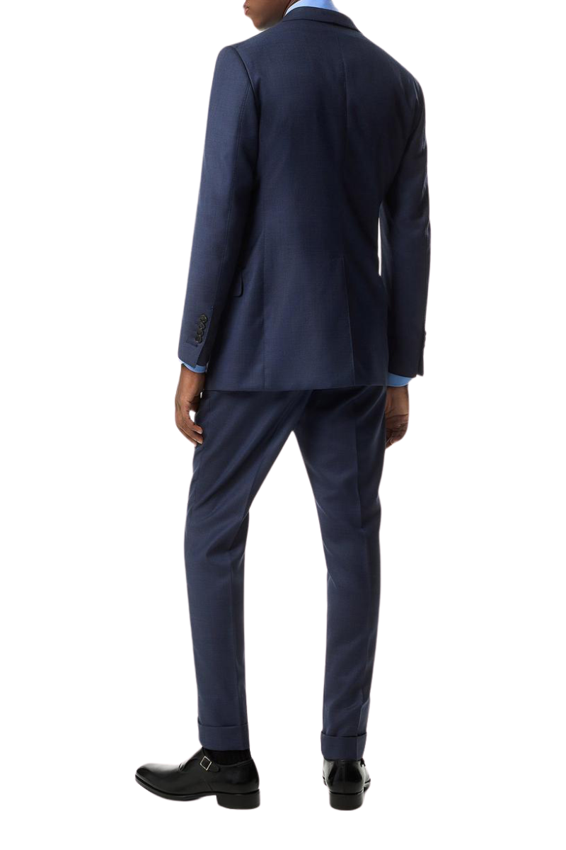 Demin Blue Slim fit 2 piece 2-Button Suit