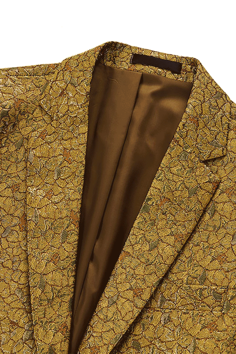 Gold Premium Prom Italian Jacket