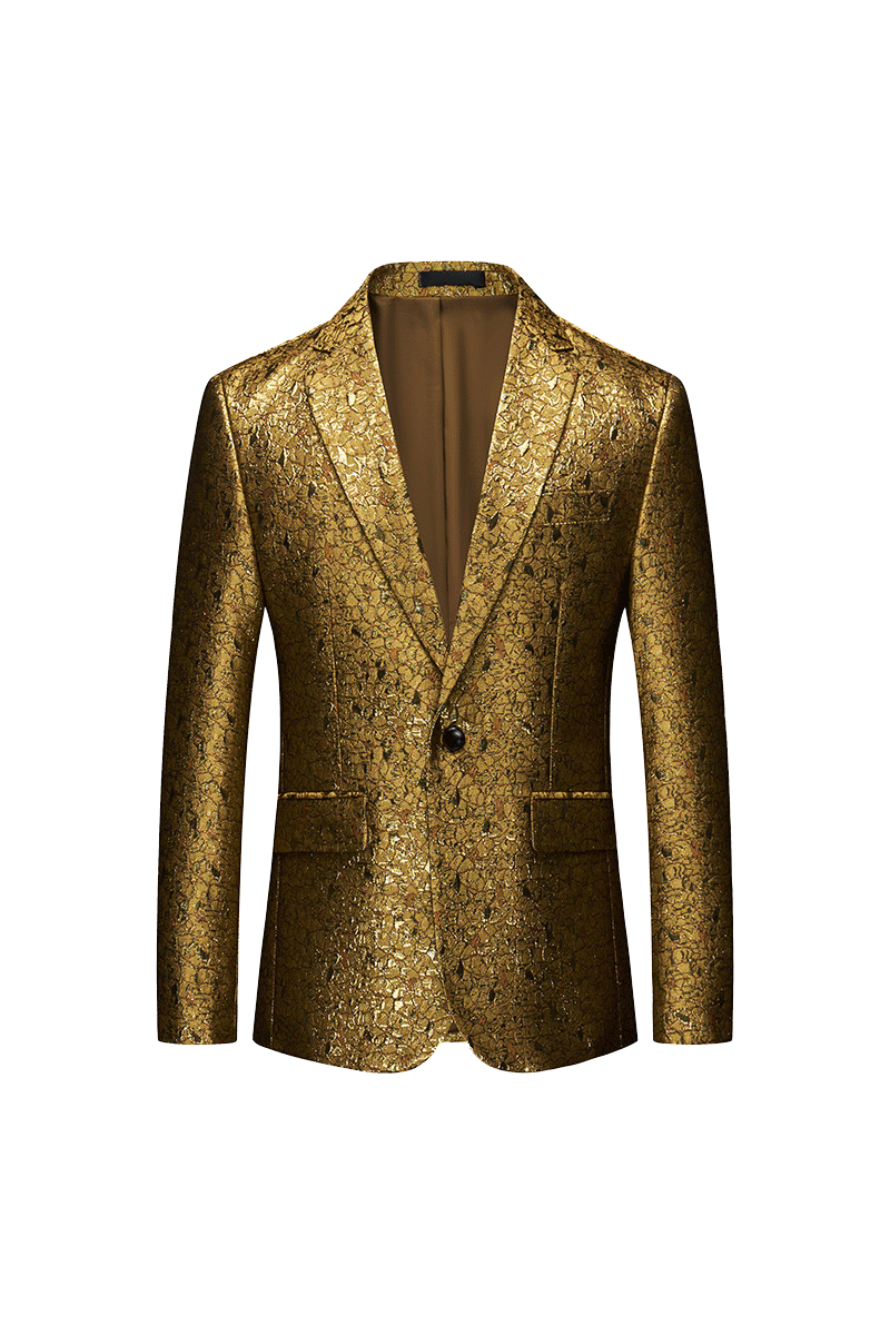 Gold Premium Prom Italian Jacket