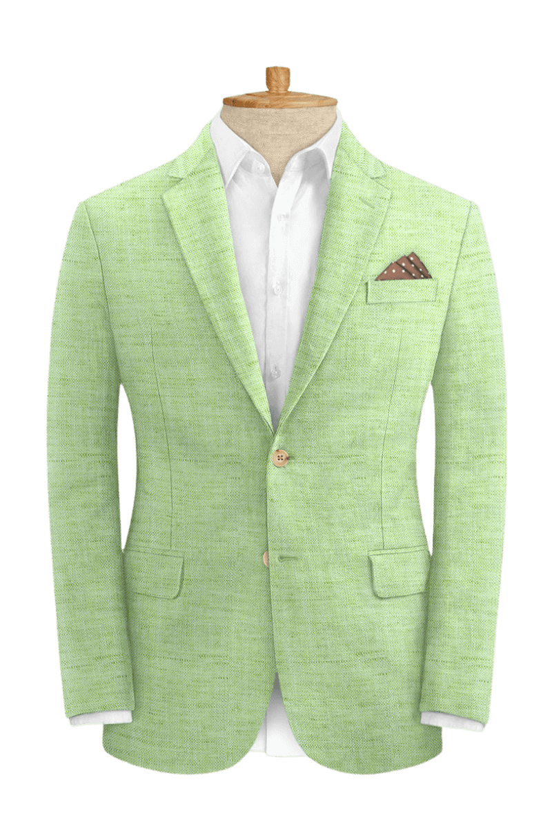 Green Vitality Linen Suit