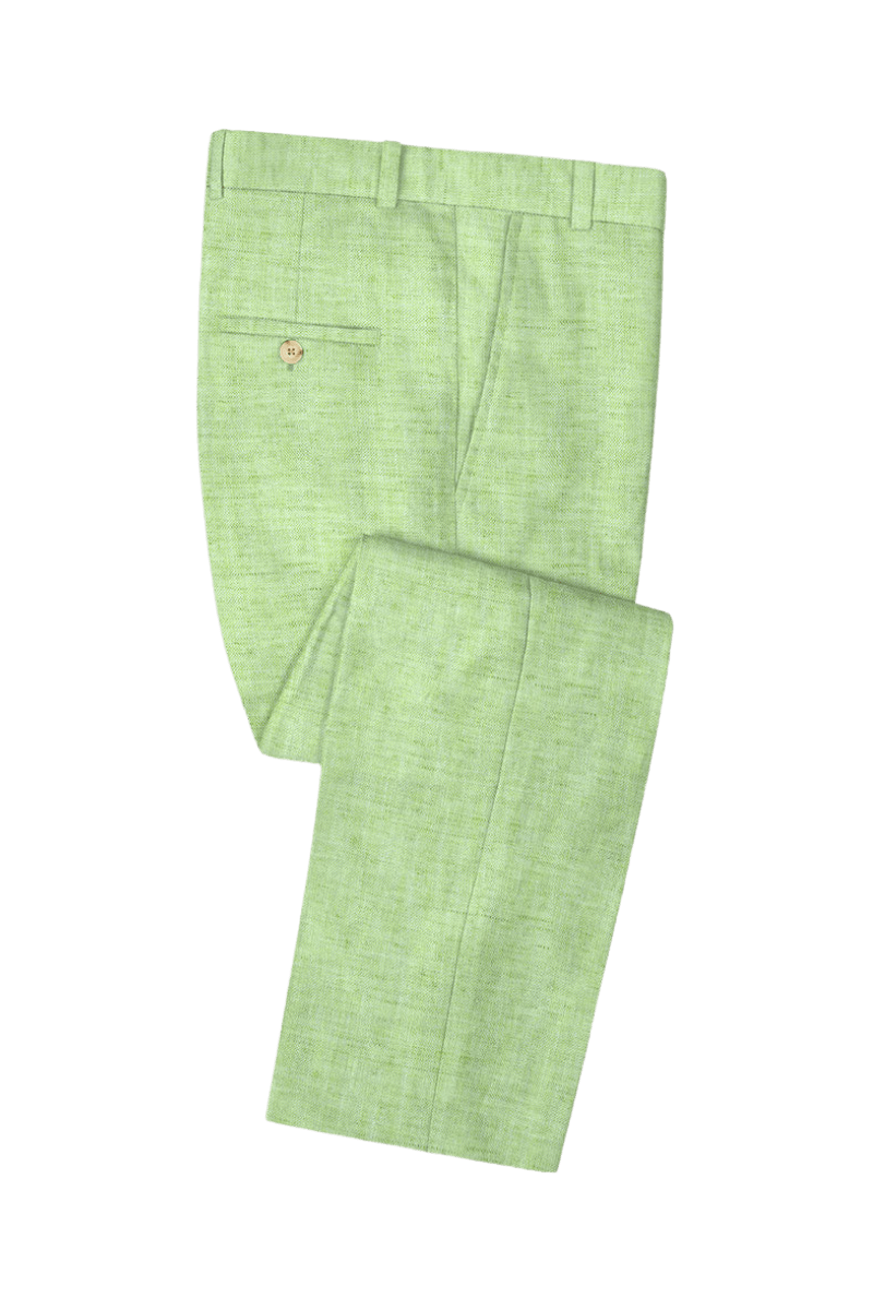 Green Vitality Linen Suit