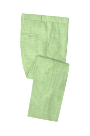 Green Vitality Linen Suit