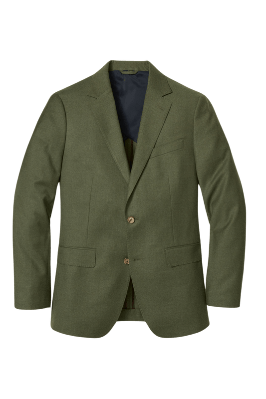 Sage Green 2 Piece Notch Lapel 2-Button Suit