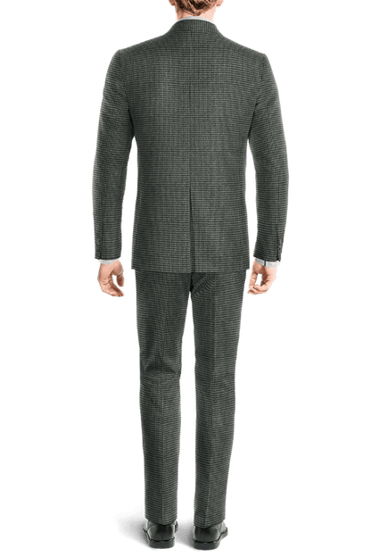 Grey Houndstooth Tweed 3-Piece Suit