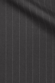 Grey Pinstripe Flannel Suit