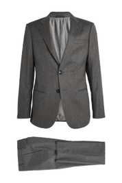 Grey Regular fit 2-Piece 2 Button Suit