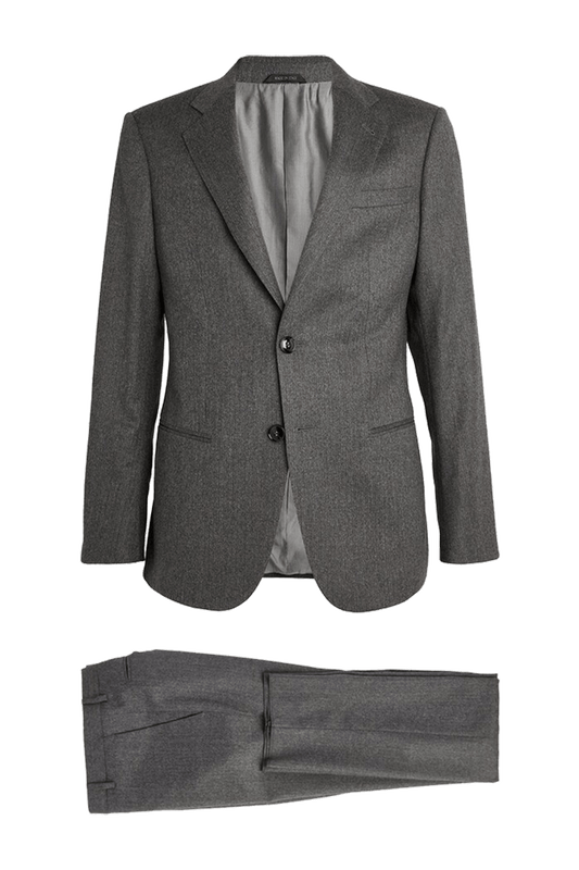Grey Regular fit 2-Piece 2 Button Suit