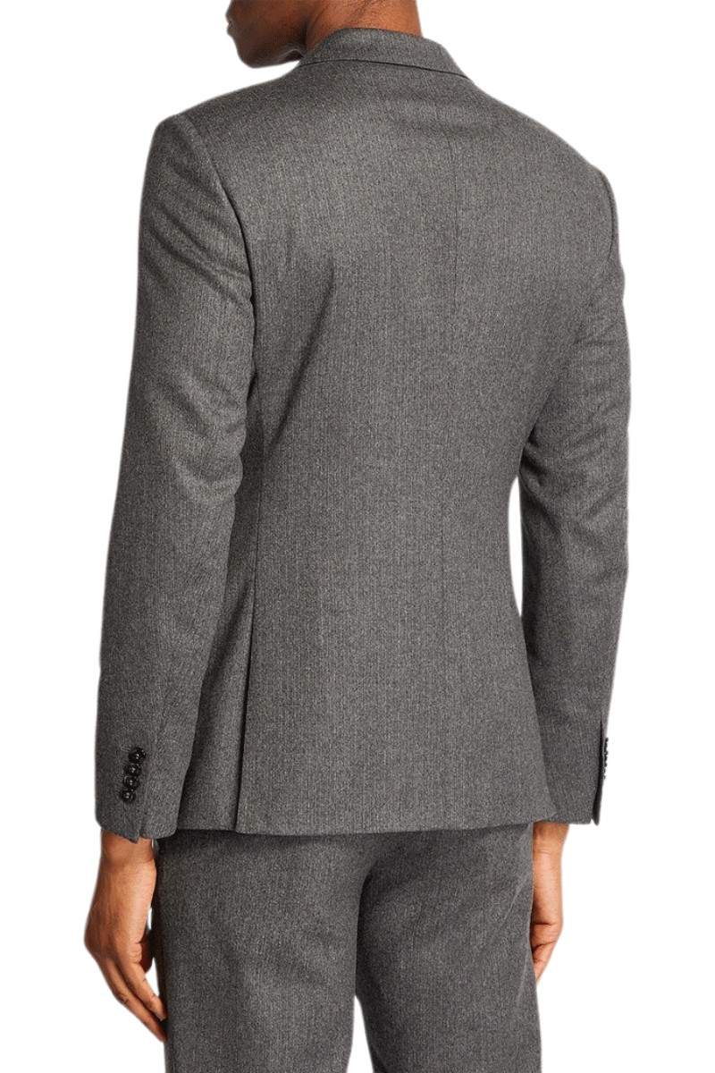 Grey Regular fit 2-Piece 2 Button Suit