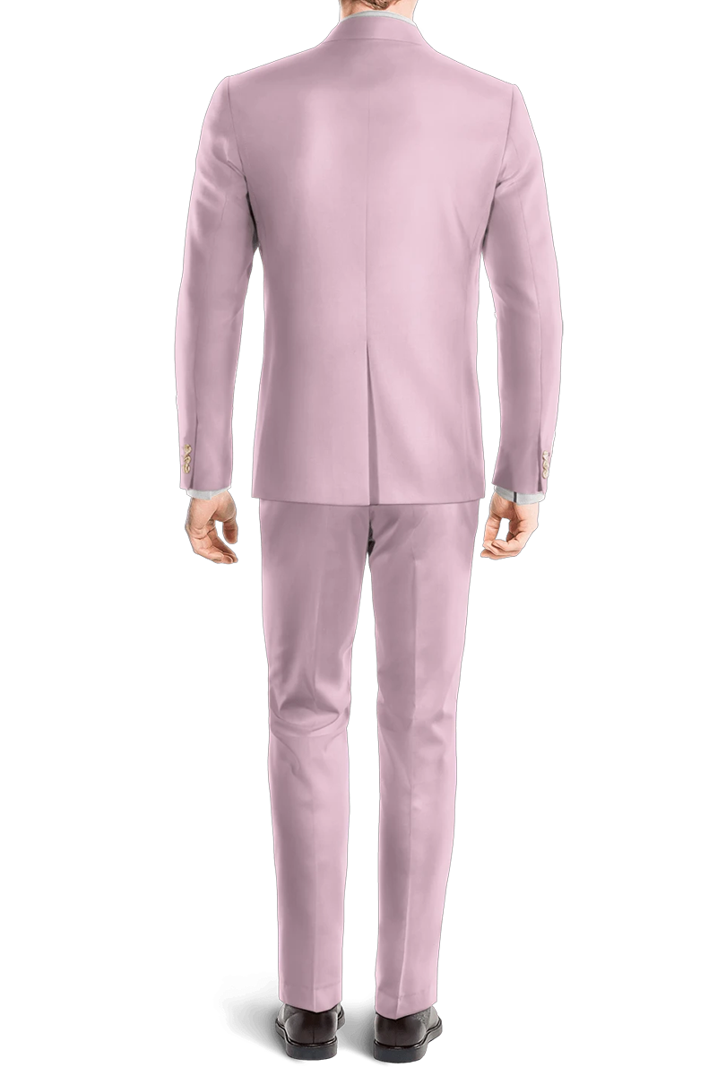 Light purple Slim fit 3 piece 2 Button Suit