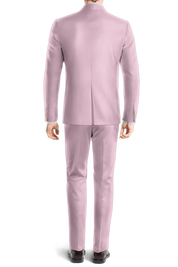 Light purple Slim fit 3 piece 2 Button Suit