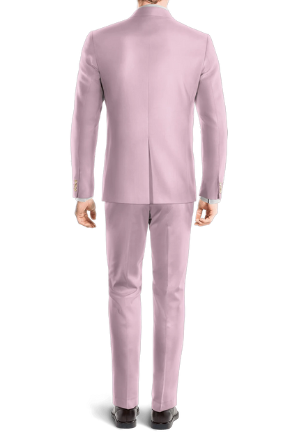 Light purple Slim fit 3 piece 2 Button Suit