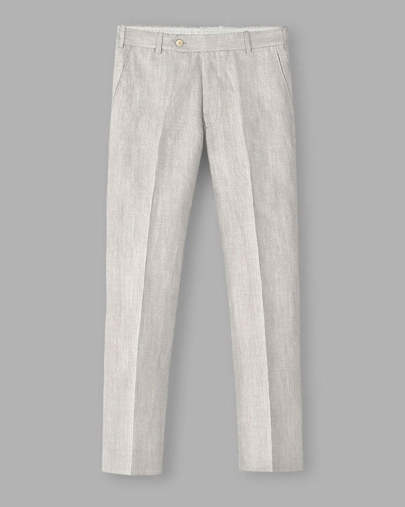 Costume gris 2 pièces à revers pointus et 2 boutons 