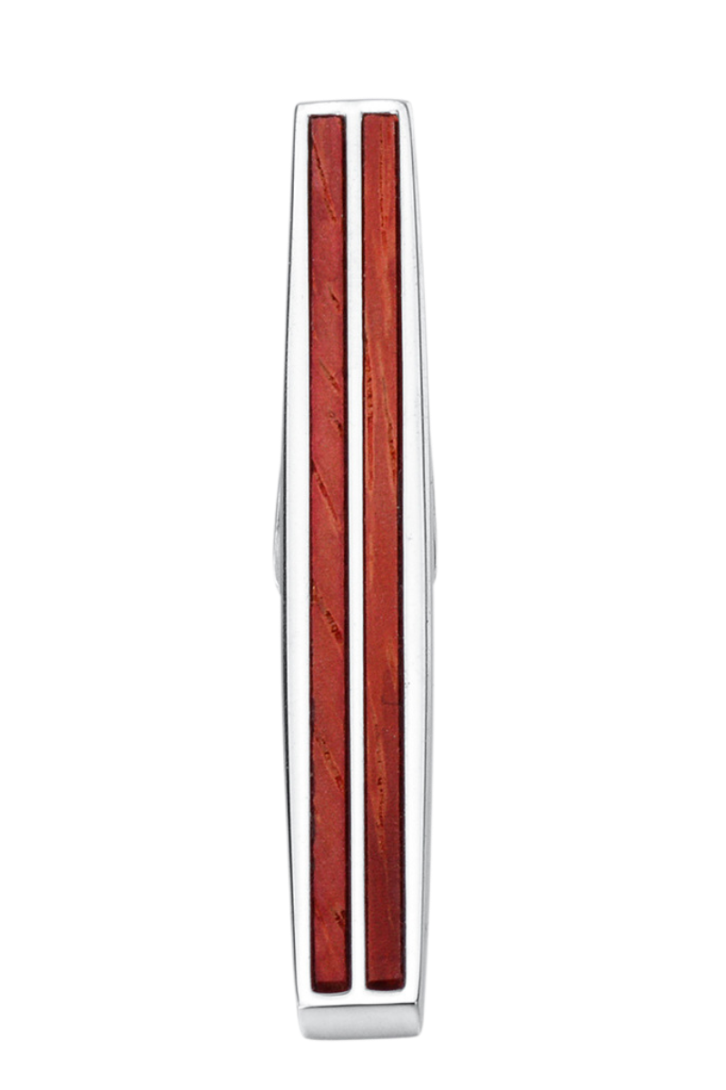 Men' Red Dazzling Party Tie Bar