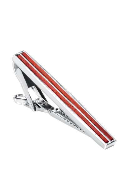 Rote Dazzling Party Krawattennadel für Herren 