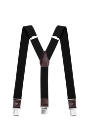 Men's Black Classic Adjustable Suspenders