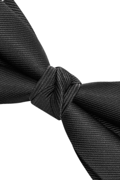 Pajarita formal preanudada negra para hombre