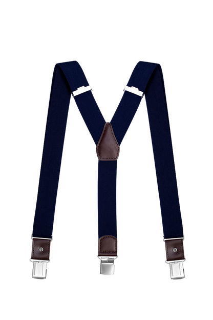 Tirantes ajustables clásicos azules para hombre